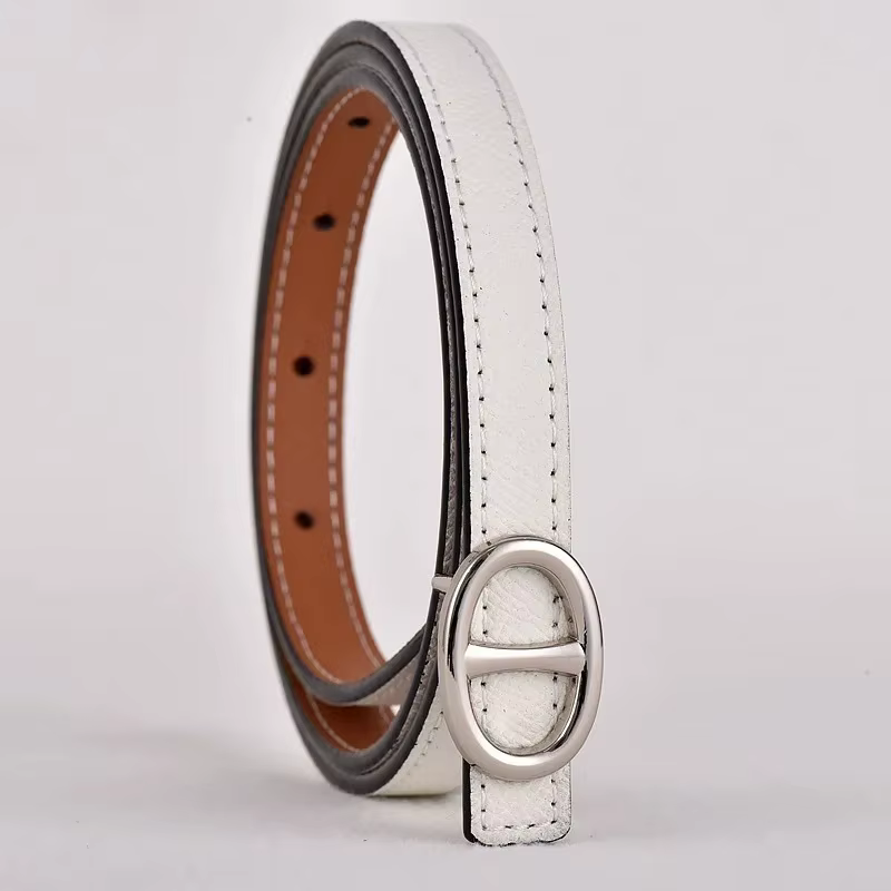 Nouvelle ceinture polyvalente en cuir fin pour femme, motif palmier double face, multicolore, pour j