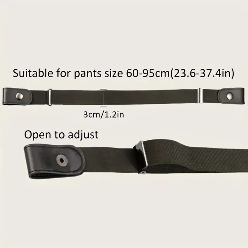 Ceinture élastique Invisible sans trace, ceinture pour femmes, pantalons en jean, ceinture élastique