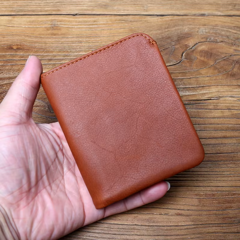 NZPJ – portefeuille en cuir pour homme et femme, porte-cartes de crédit, Mini porte-monnaie Vertical
