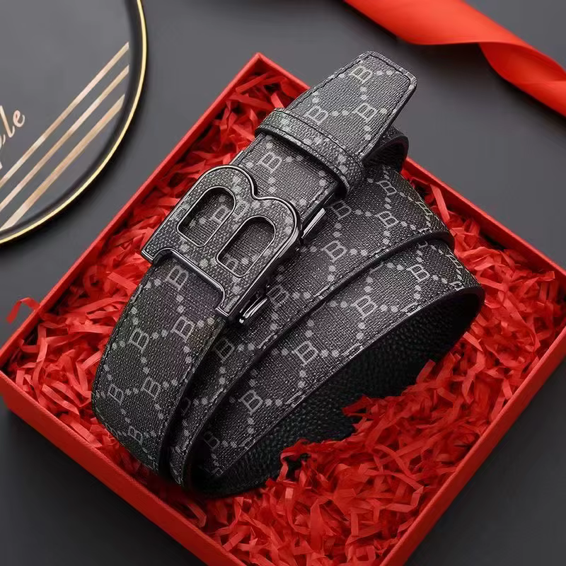 Nouvelle marque de luxe hommes ceinture mode affaires alliage aiguille boucle hommes ceinture boucle