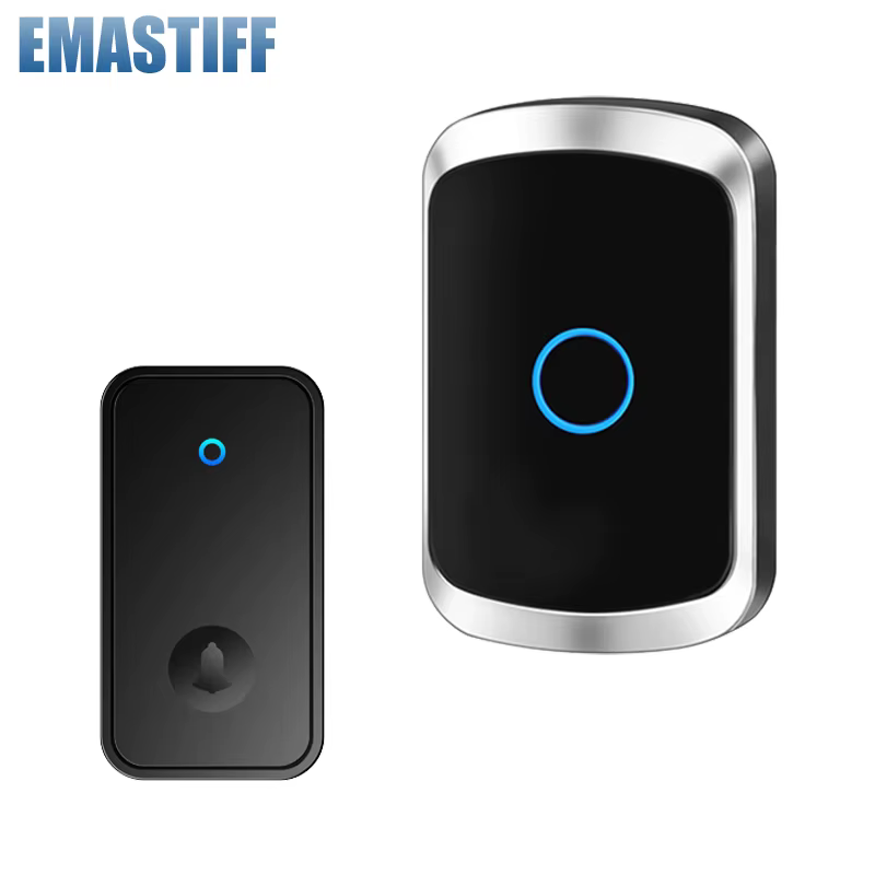 Sonnette sans fil, aucune batterie requise, étanche, auto-alimentée, 433mhz, ensembles de sonnettes 