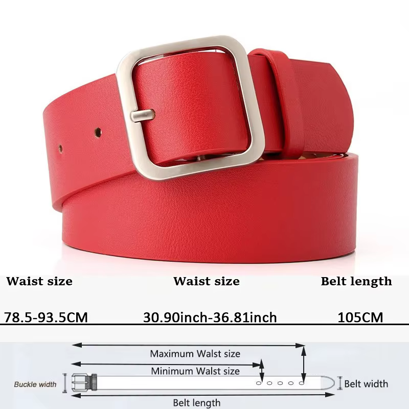 Ceinture en cuir PU pour femmes, ceinture pour robe et jean, ceinture de créateur, ceinture noire si