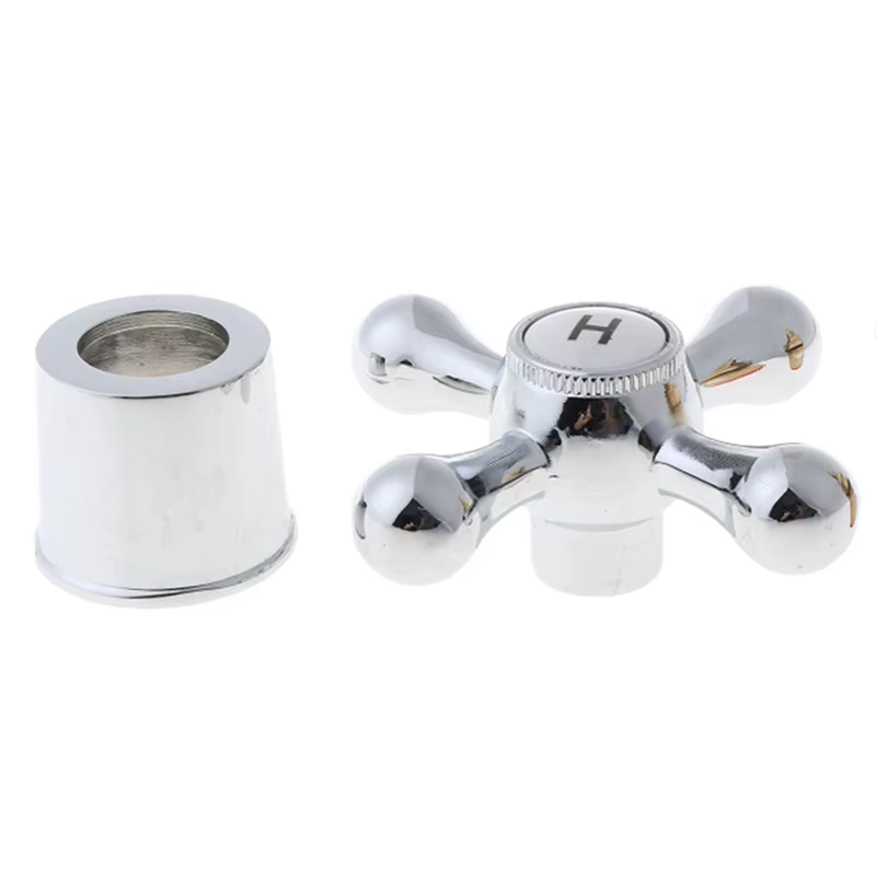 Poignée en cuivre pour accessoires de cuisine et de salle de bain, poignée de robinet de lavabo, 1 e