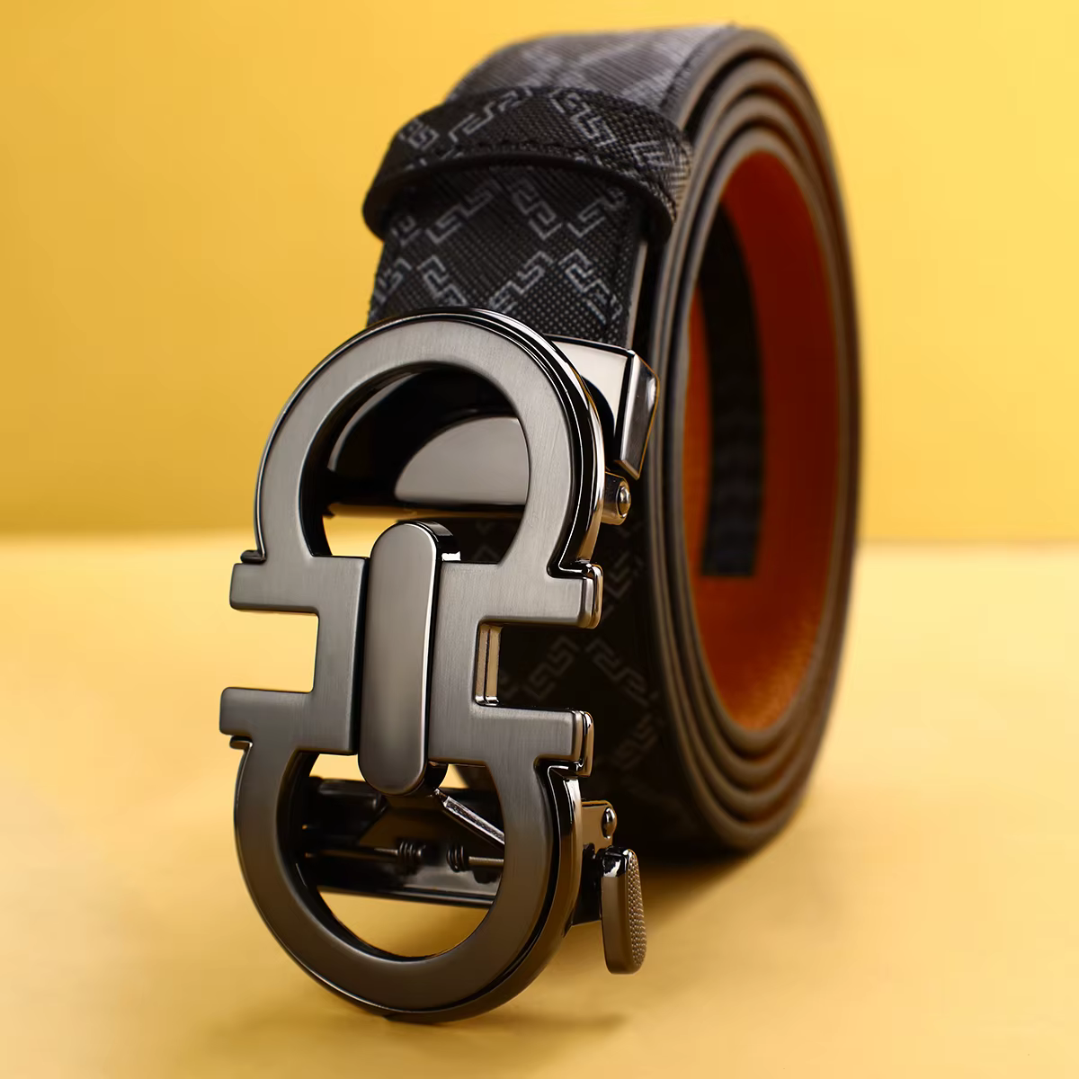 Ceinture pour hommes avec boucle automatique en alliage pour jeans, accessoire pour pantalons d'affa