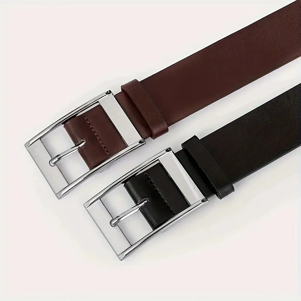 Nouvelle ceinture de luxe pour hommes ceinture en cuir PU boucle ardillon en métal de haute qualité