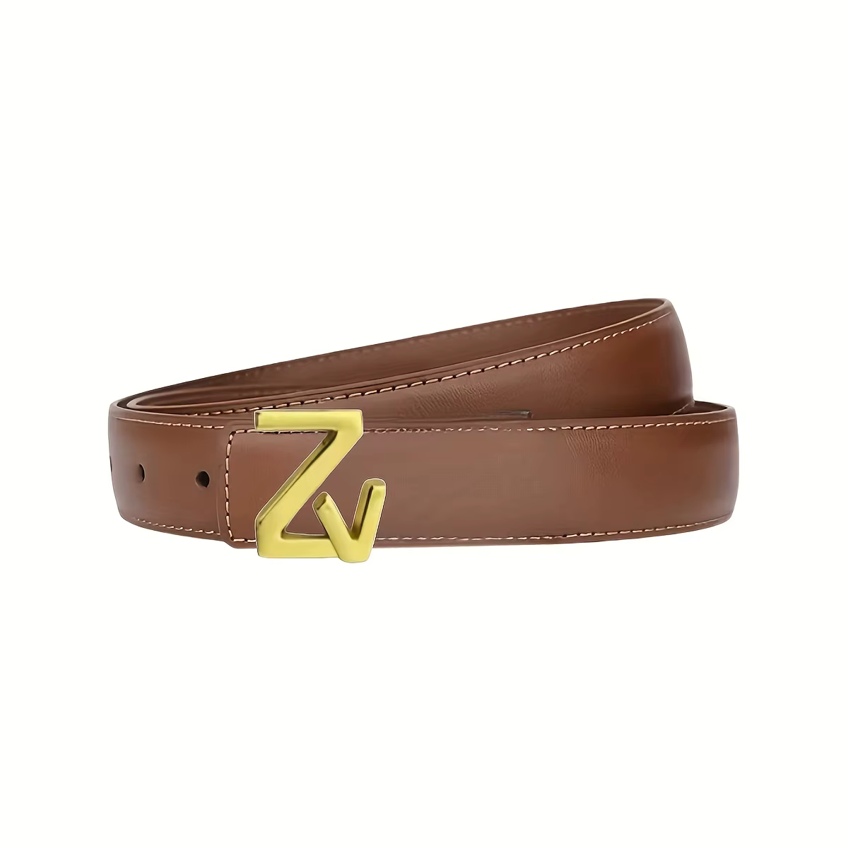 Ceinture pour femme avec boucle en alliage GoldZVA, style décontracté et tendance, avec ceinture déc