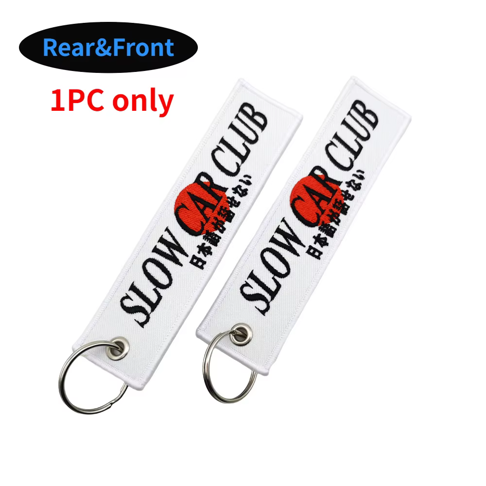 Porte-clés portefeuilles pour hommes, porte-clés en tissu brodé pour clés de voiture et de moto, sup