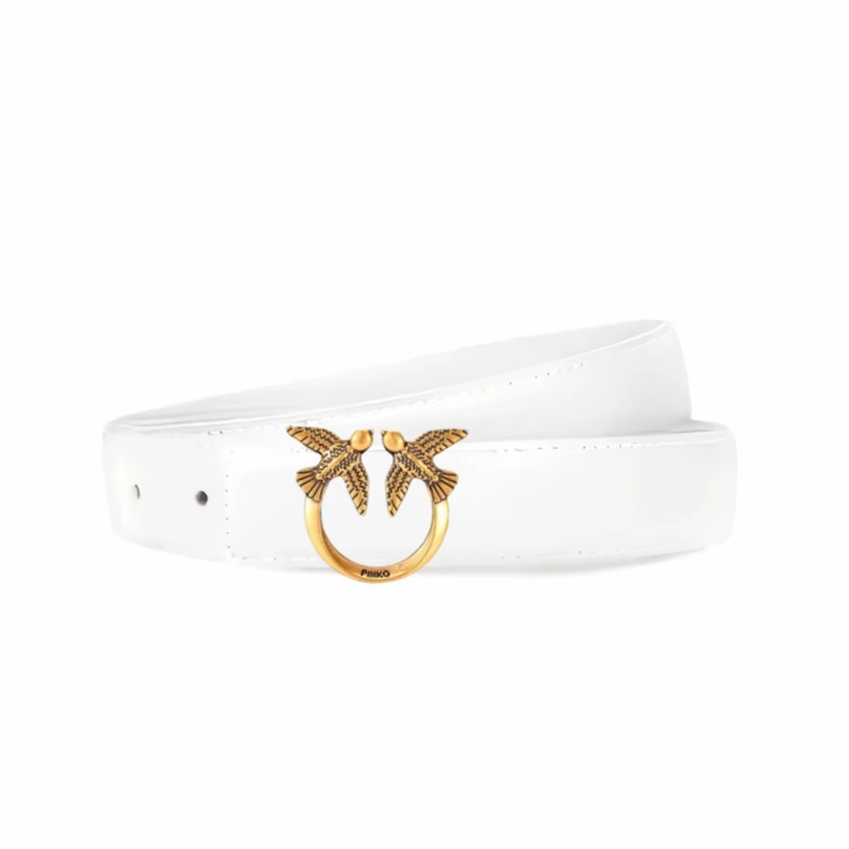Ceinture pour femme Pinko, accessoire de mode luxueux et minimaliste avec perles, idéal pour les tra