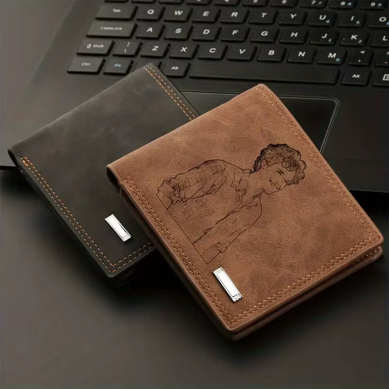 Portefeuille photo personnalisé pour homme