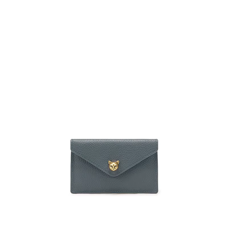 BAFELLI Designer Fentes multi-cartes Portefeuille court en cuir véritable pour femme avec rangement de factures