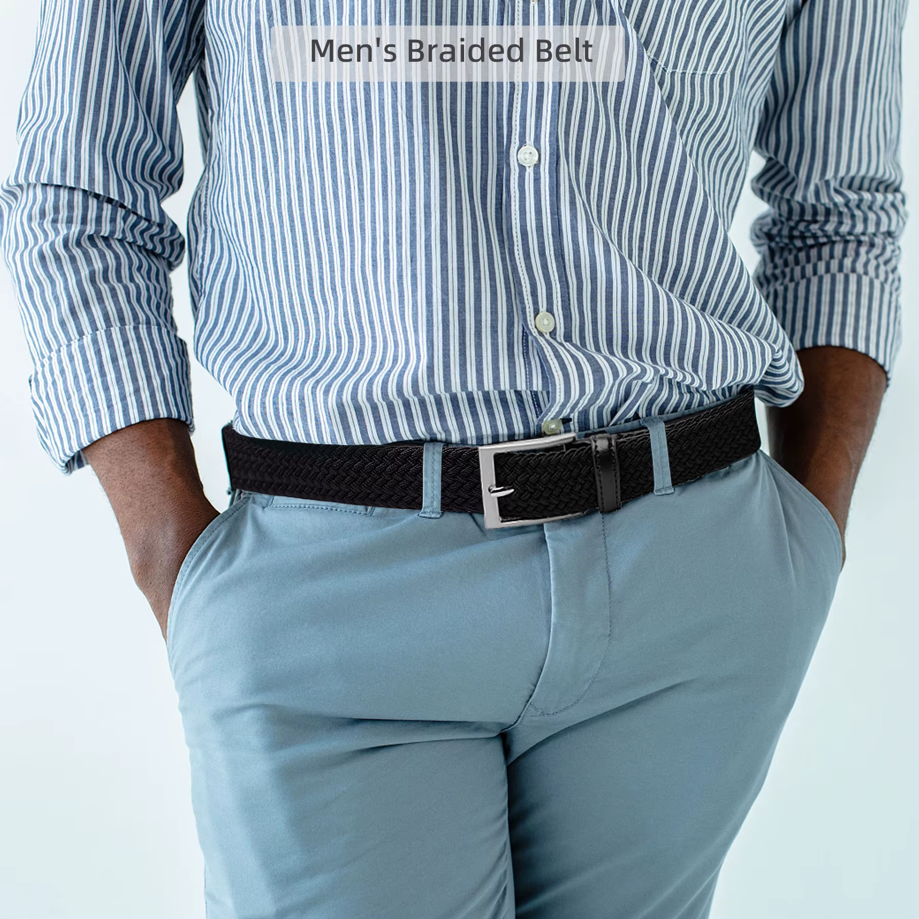 Ceinture élastique tressée