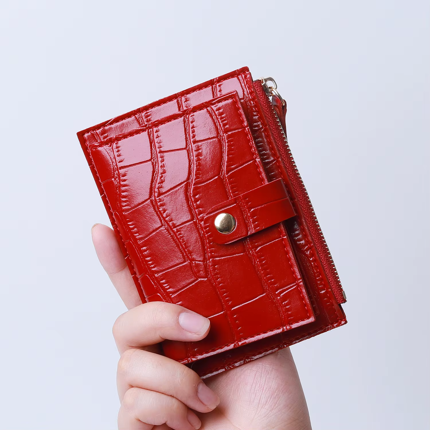 Petit portefeuille ultra-fin pour femme