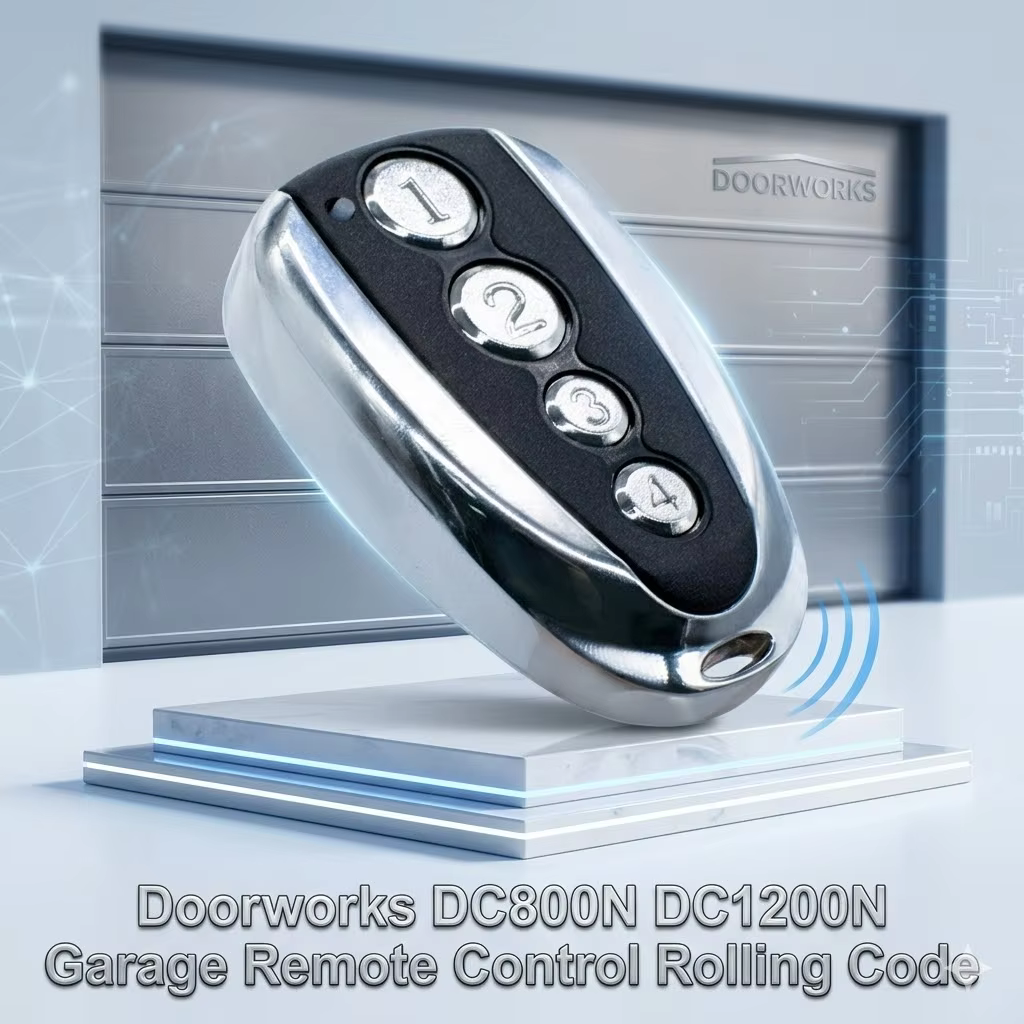 Émetteur portable à code roulant Doorworks DC800N DC1200N pour opérateur d'ouverture de porte à enroulement ﻿