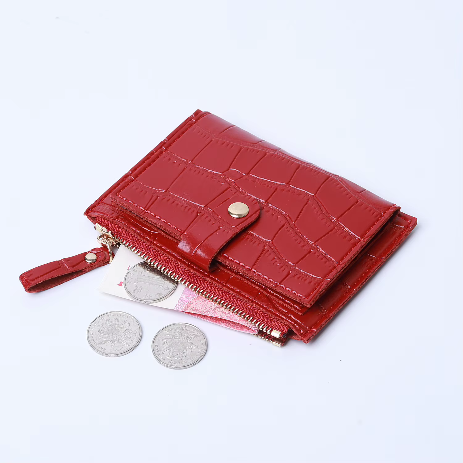 Petit portefeuille ultra-fin pour femme