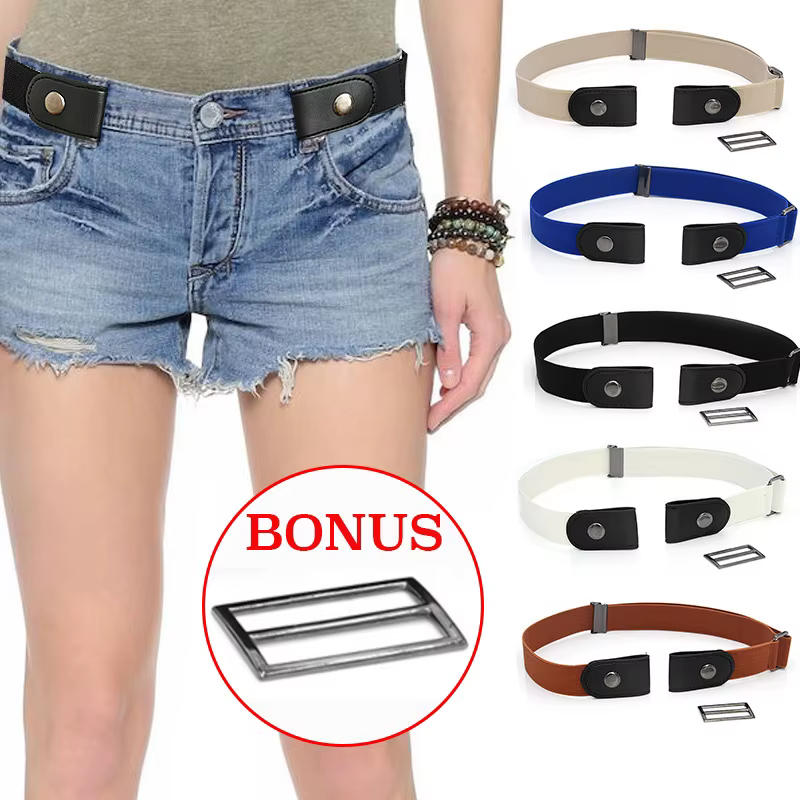 Ceinture élastique sans boucle pour femmes