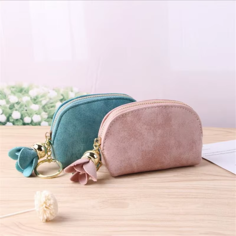 Mini portefeuille en cuir PU pour femmes
