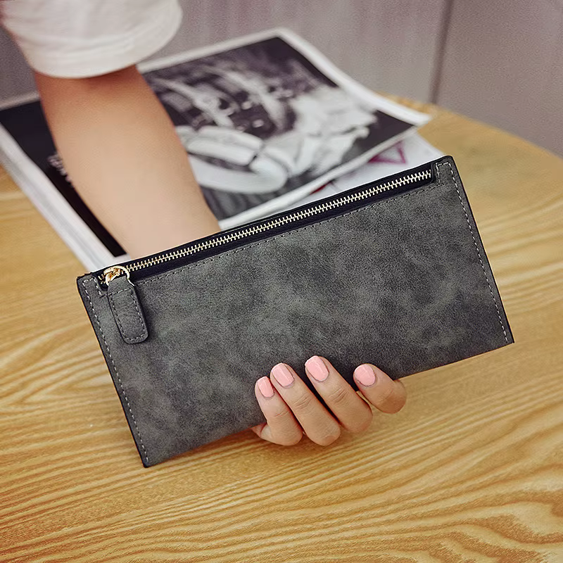 Porte-monnaie en cuir pour femmes