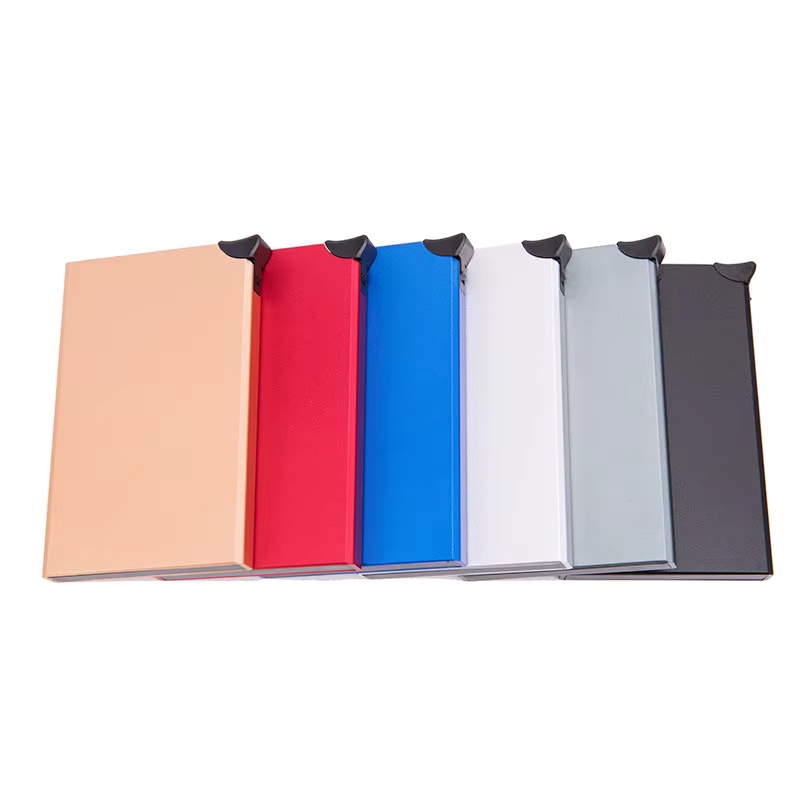 Portefeuille Rfid en aluminium et métal