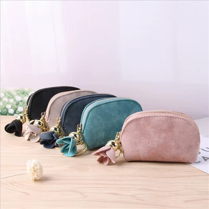 Mini portefeuille en cuir PU pour femmes