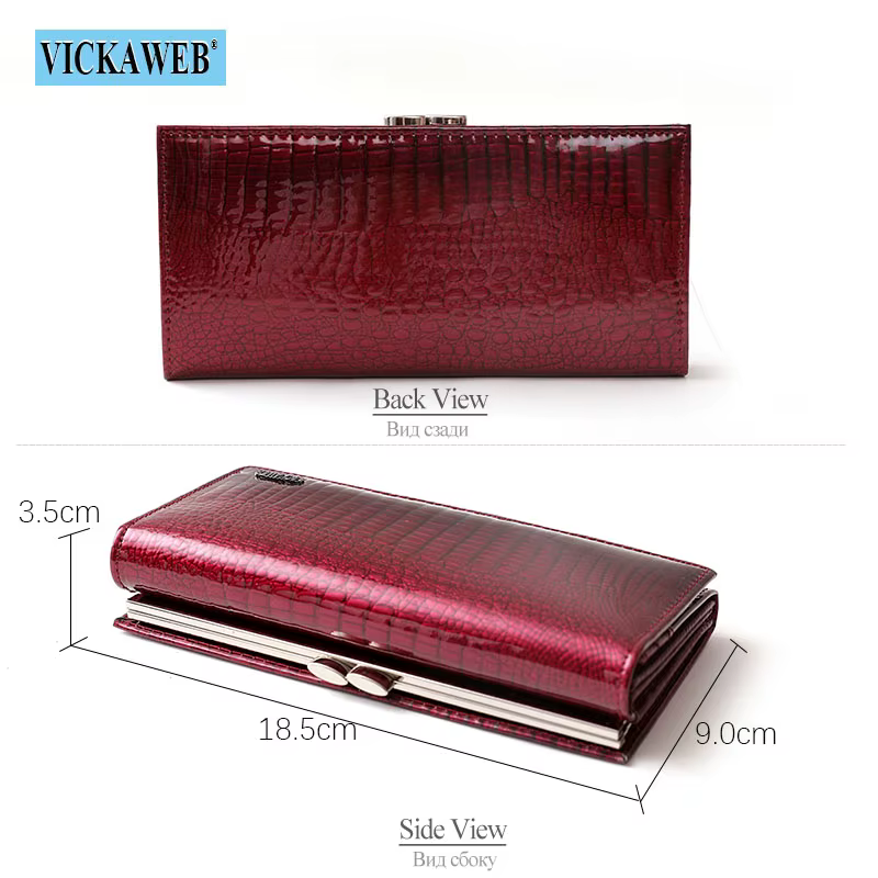 Cadeau gratuit portefeuille femmes en cuir moraillon magnétique marque de luxe dames Long porte-monnaie créateur de mode femme nouvelles pochettes AE1518-1