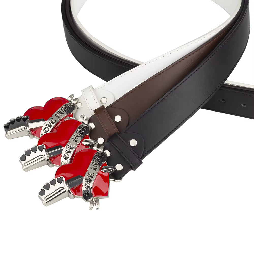 Ceinture en forme de cœur pour femme, boucle 500