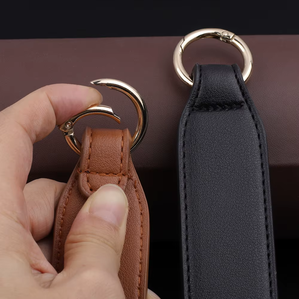 34CM sac bandoulière large sangle poignée ceinture bande femmes sac à main en cuir PU