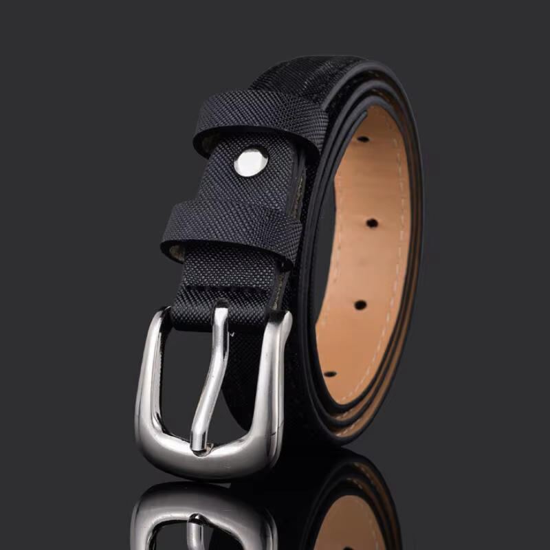 Ceinture pour enfants ceintures en cuir de mode Design de luxe boucle ardillon en métal garçons/filles