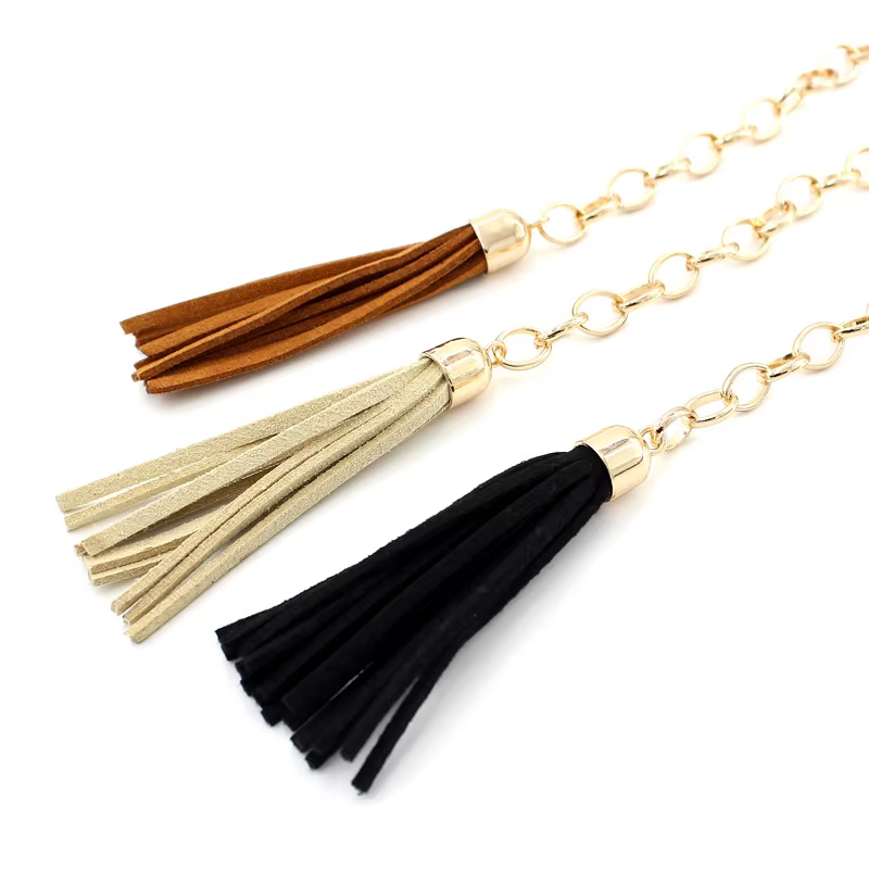 Ceintures élégantes pour femmes, chaîne en métal, corde de taille, pompon, solide, ceinture de fête, robe fine, décoration, cadeau, nouvelle collection