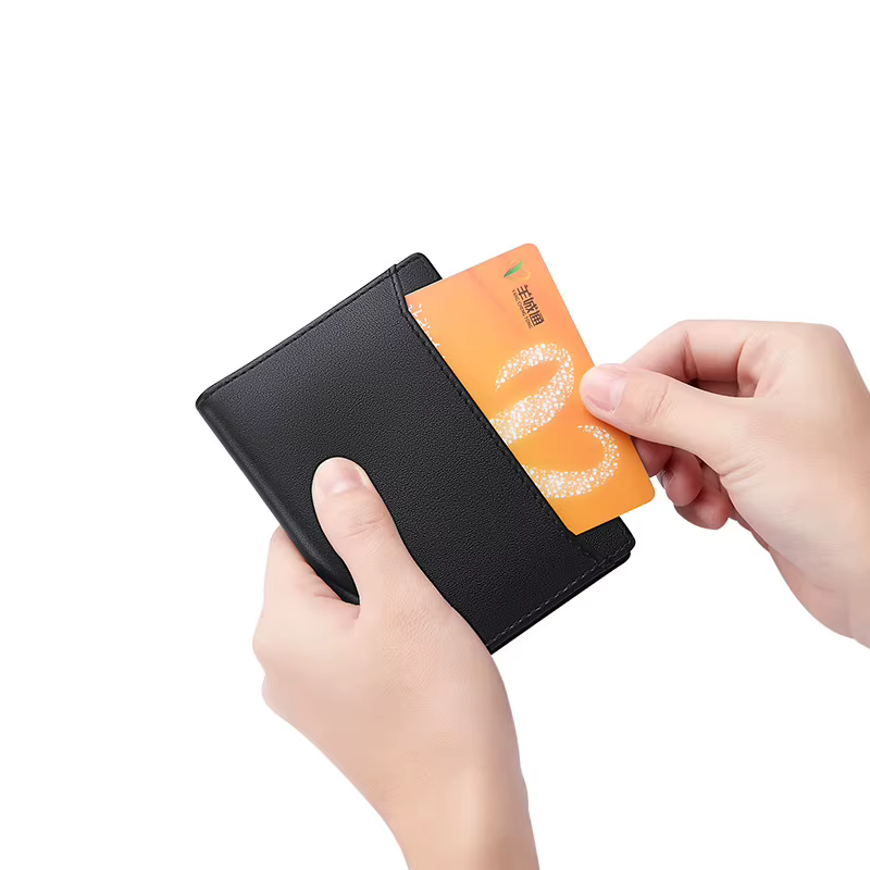 Portefeuille en cuir pour hommes, porte-cartes vertical ultra fin, multifonctionnel, pour permis de conduire, porte-monnaie court de marque de haute qualité