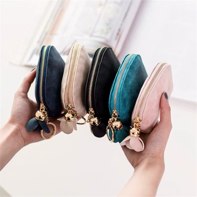 Mini portefeuille en cuir PU pour femmes