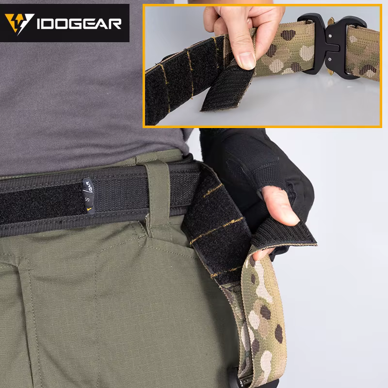 IDOGEAR tactique 2 pouces ceinture de Combat boucle à dégagement rapide MOLLE chasse Sport hommes