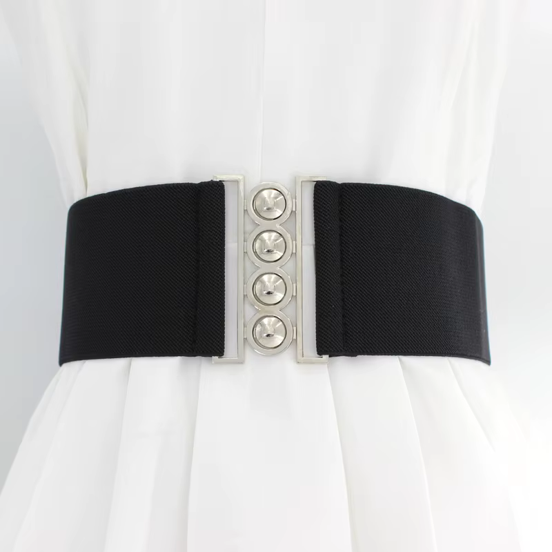Ceinture large élastique pour femme