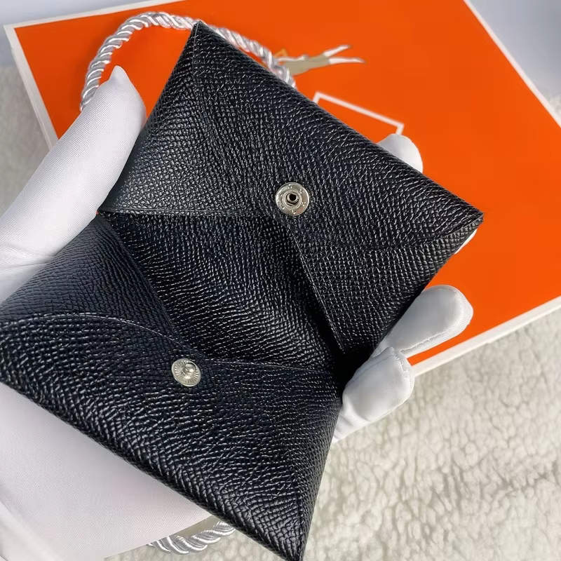 Mini porte-cartes de crédit en cuir véritable pour femme