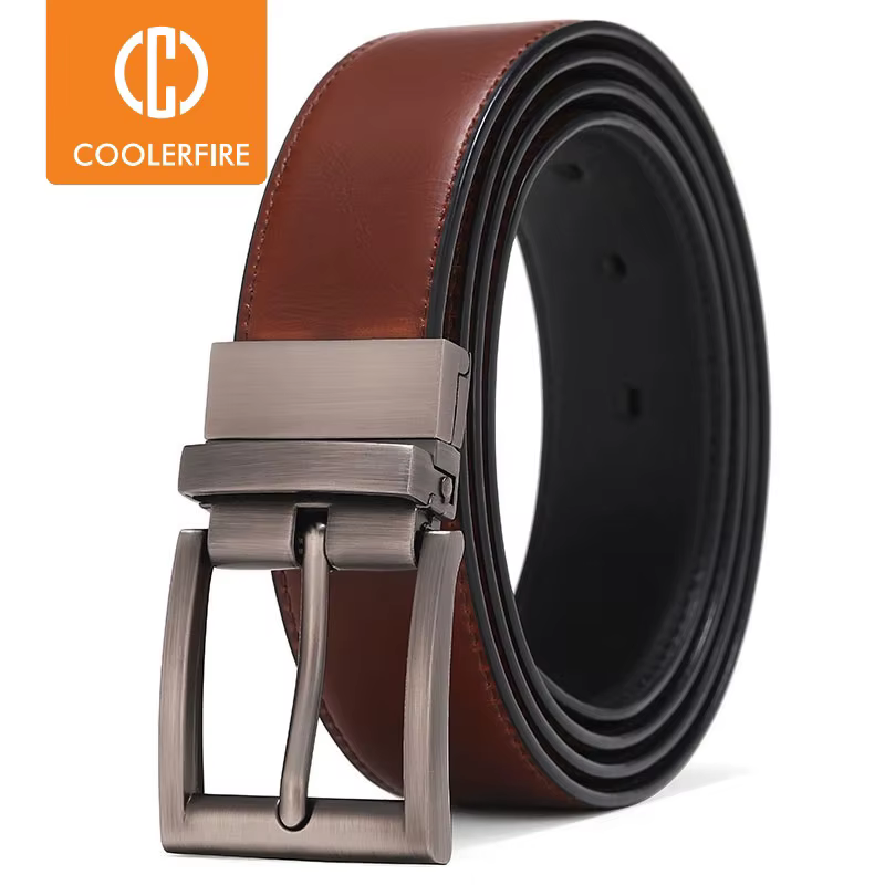 Ceinture réversible décontractée de haute qualité pour homme