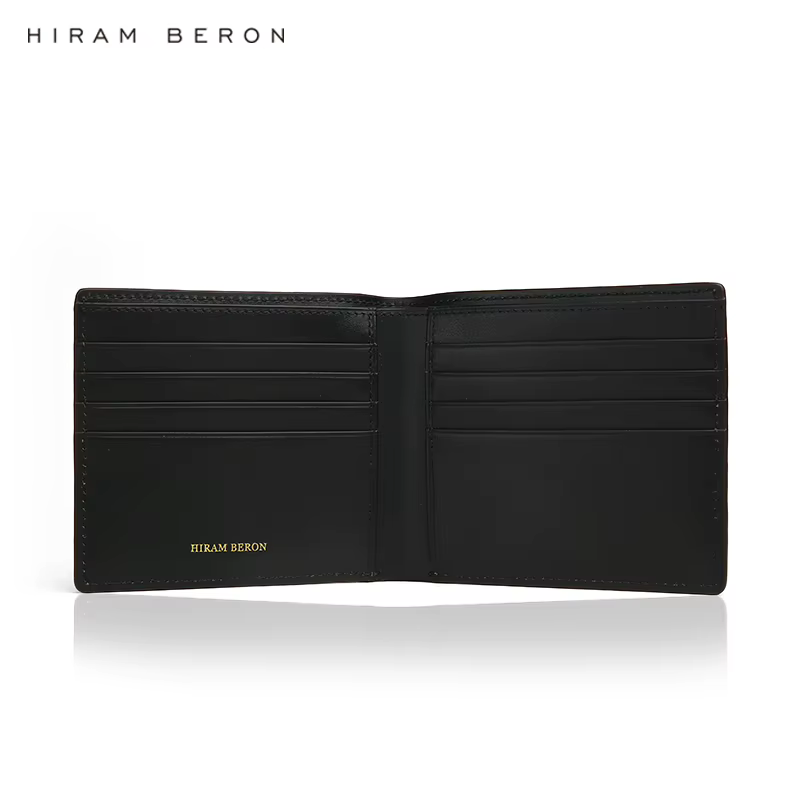 Hiram Beron nom personnalisé homme cadeau portefeuille de luxe motif Crocodile concepteur
