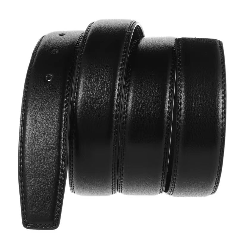 Ceinture pour hommes 100% ceintures à boucle en peau de vache Pure sans