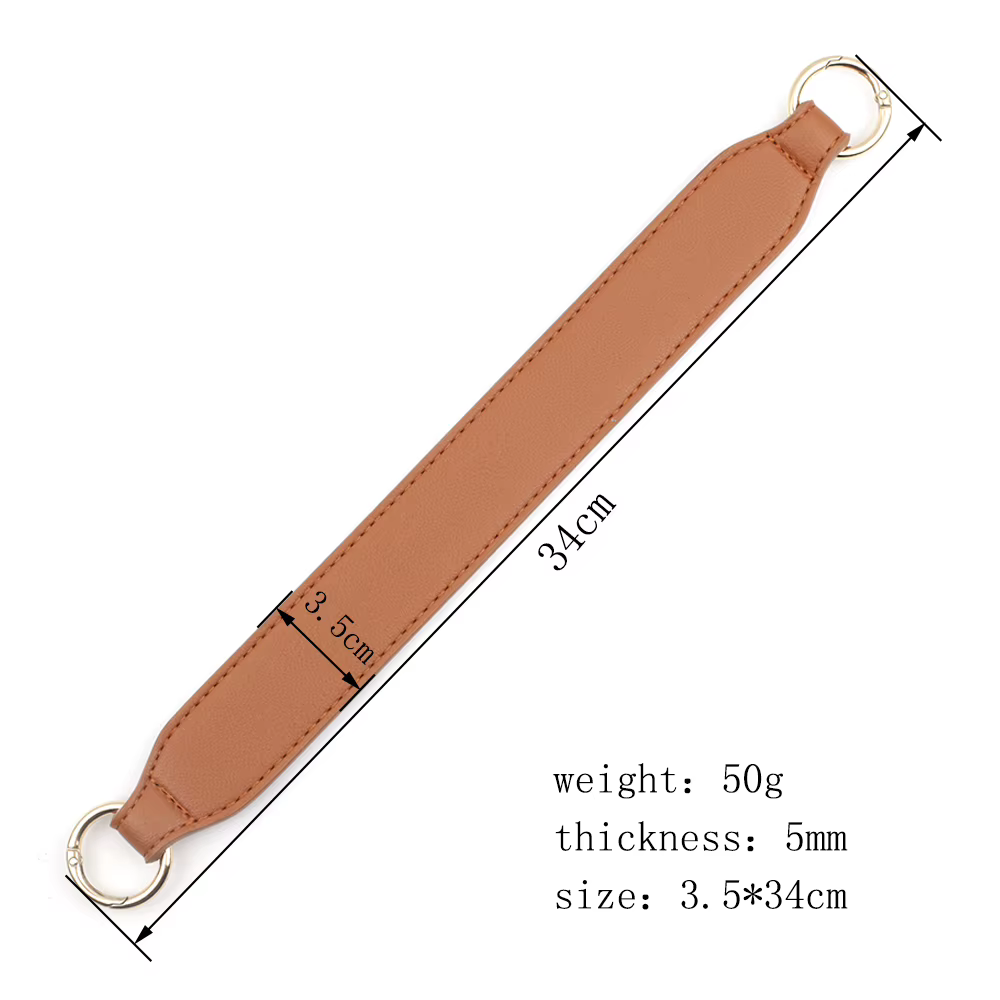 34CM sac bandoulière large sangle poignée ceinture bande femmes sac à main en cuir PU