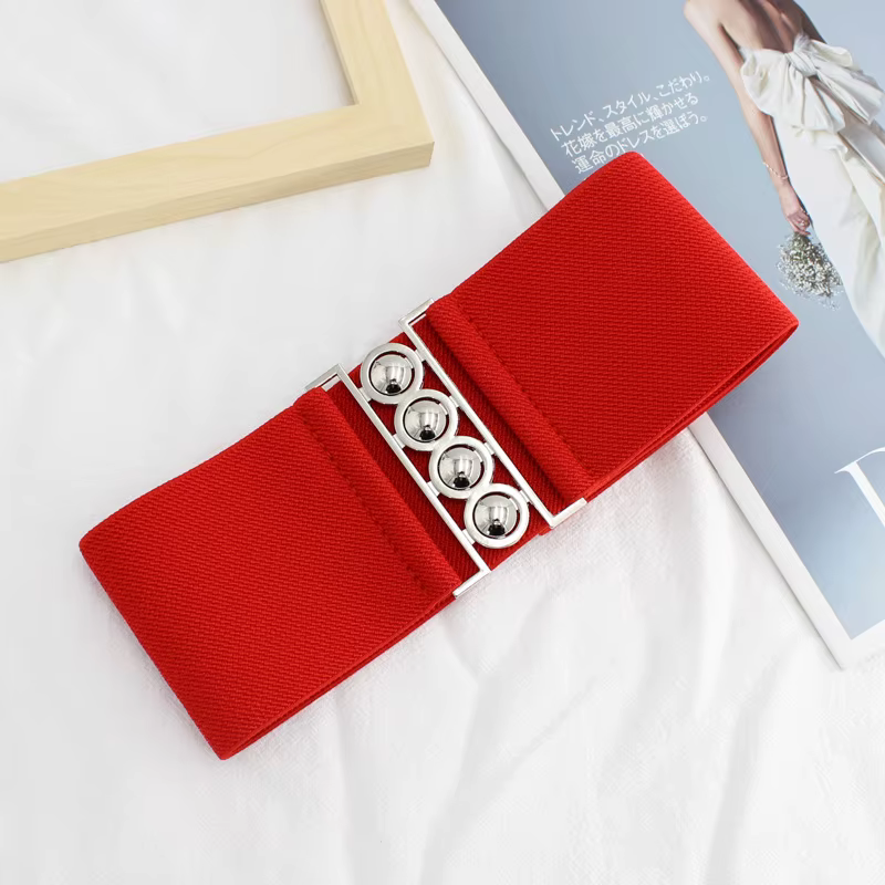 Ceinture large élastique pour femme