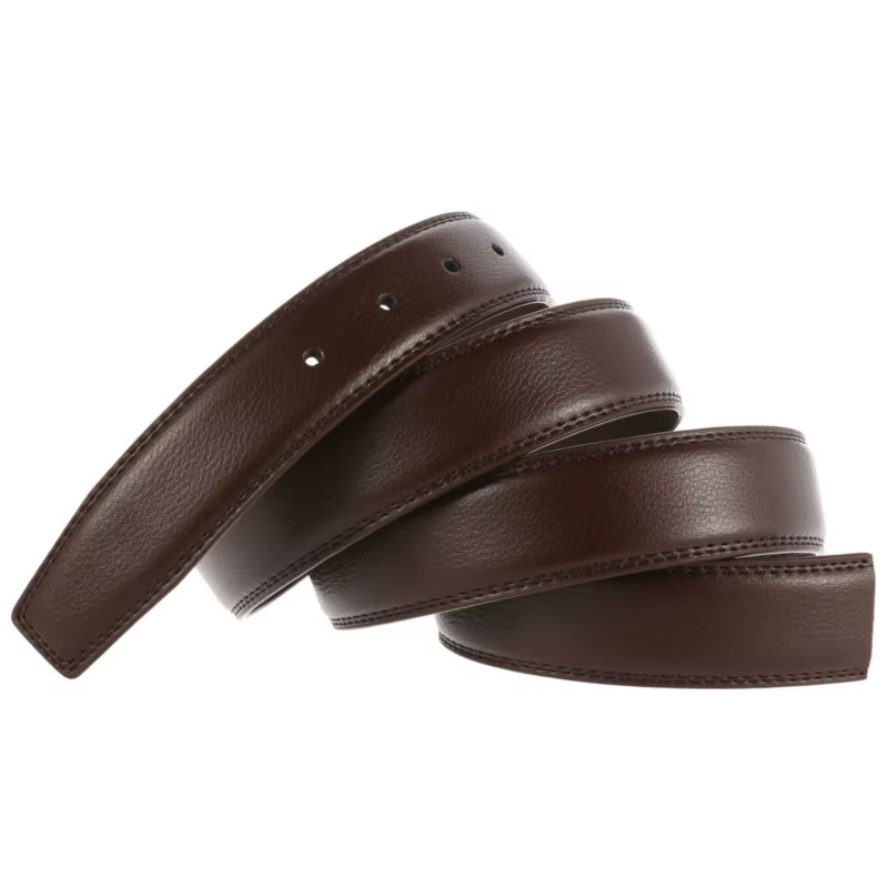 Ceinture pour hommes 100% ceintures à boucle en peau de vache Pure sans