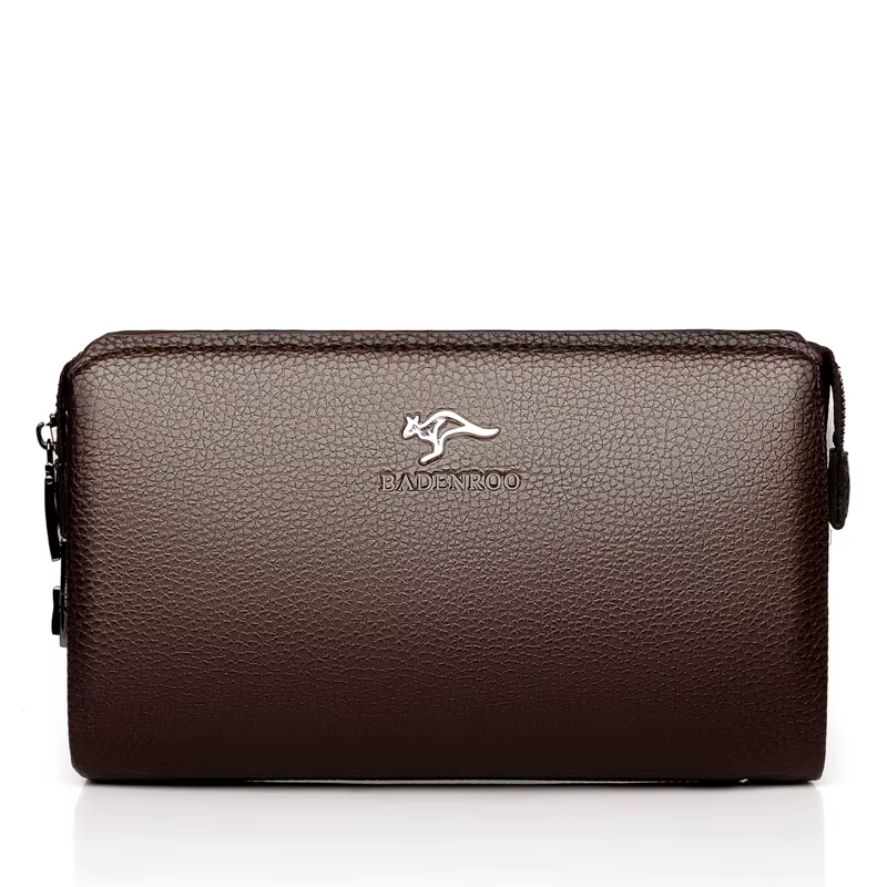 Marque de luxe hommes portefeuille en cuir Long