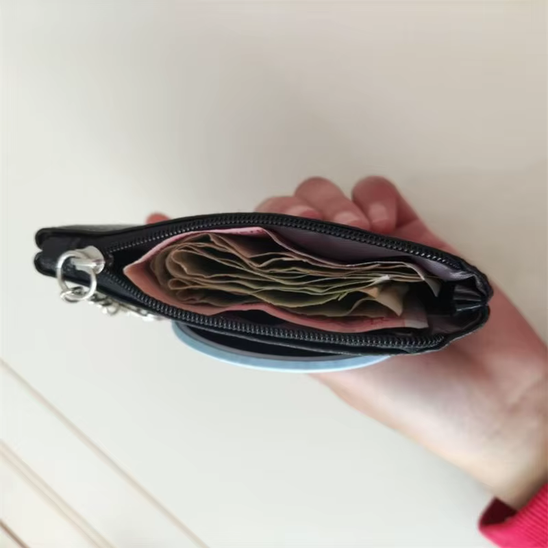 Porte-monnaie en cuir à la mode pour femmes