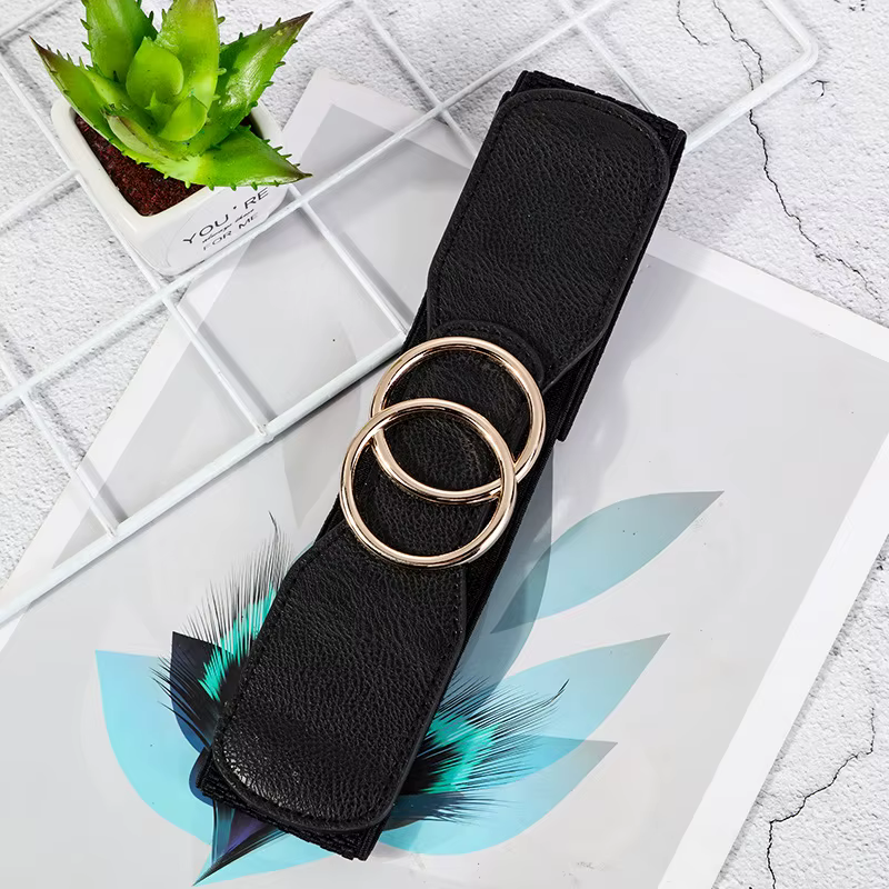 Nouvelle ceinture élastique large pour femmes