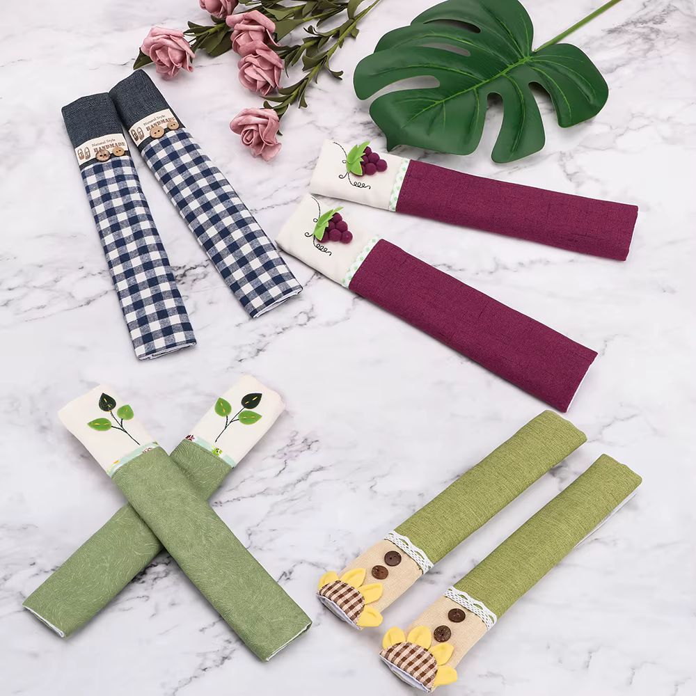 NICEYARD-Gants de Protection Antidérapants en Coton, 1 Paire, Couvercle de Bouton de Porte de Réfrigérateur, de Four, Appareil de Cuisine