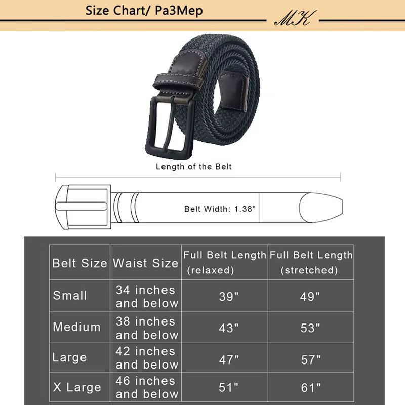 MaiKun toile ceintures pour hommes mode métal boucle ardillon militaire tactique sangle mâle ceinture élastique pour pantalons jean