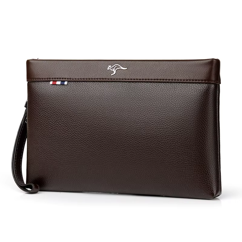 Marque de luxe hommes d'affaires portefeuille en cuir homme pochette pièces de monnaie poche sac à main enveloppe décontractée longs portefeuilles mâle sac pratique pour IPAD