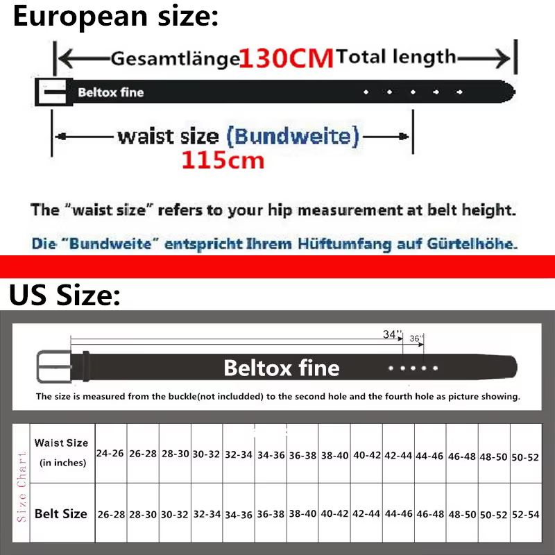 Boucle à rouleau de ceinture réversible en cuir pour hommes