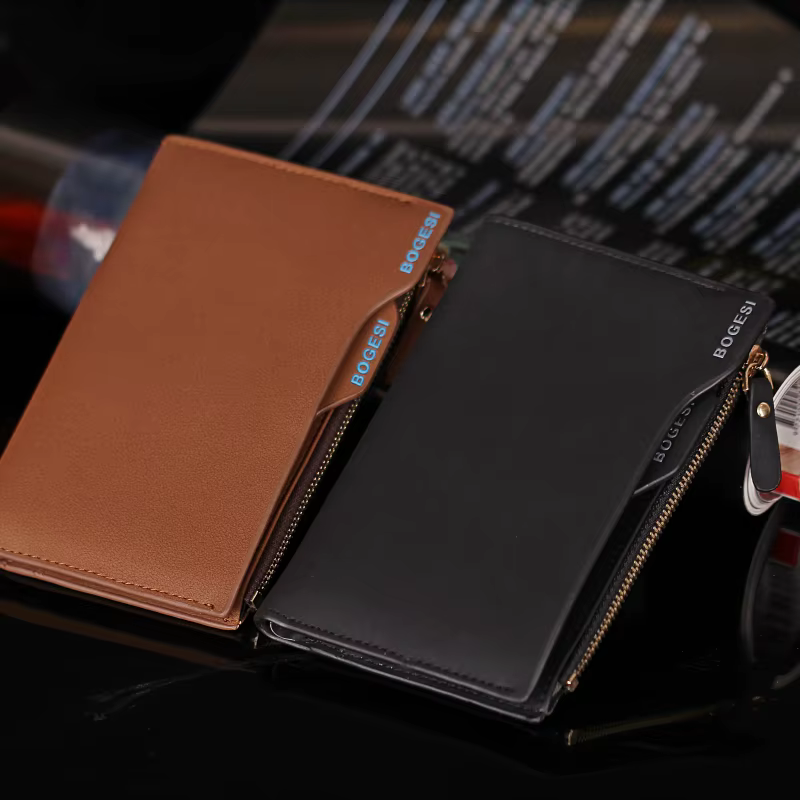 Avec Coin Sac zipper nouveau 2017 hommes portefeuilles célèbre marque