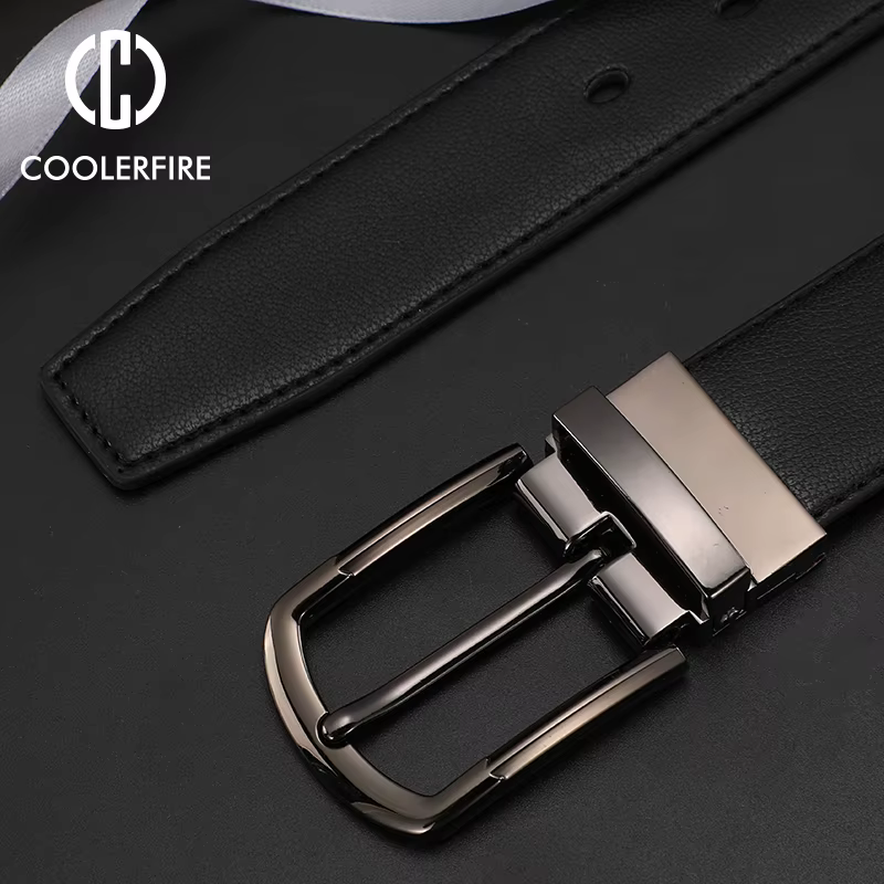 Ceinture en cuir véritable pour homme