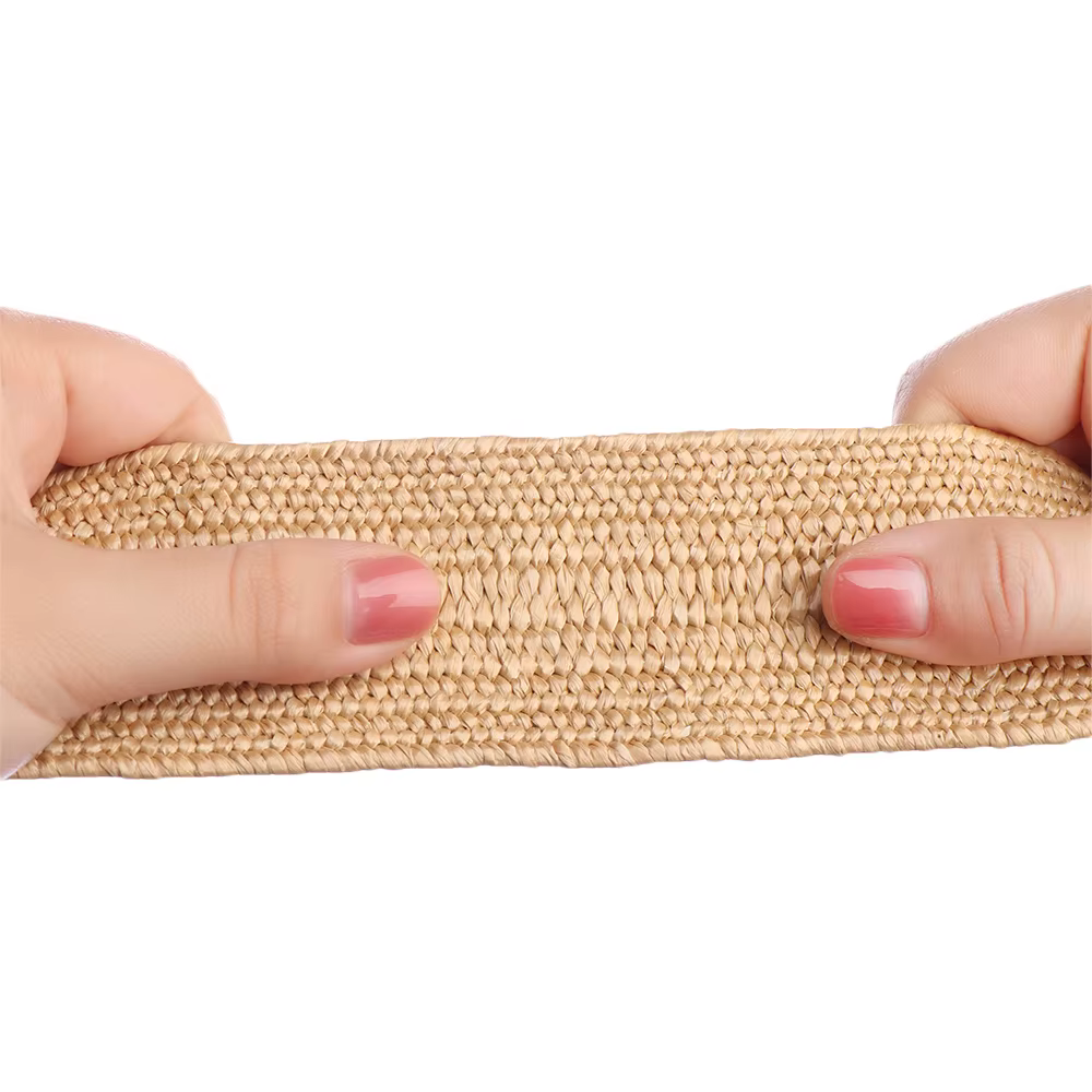 Ceinture ronde en bois pour femmes