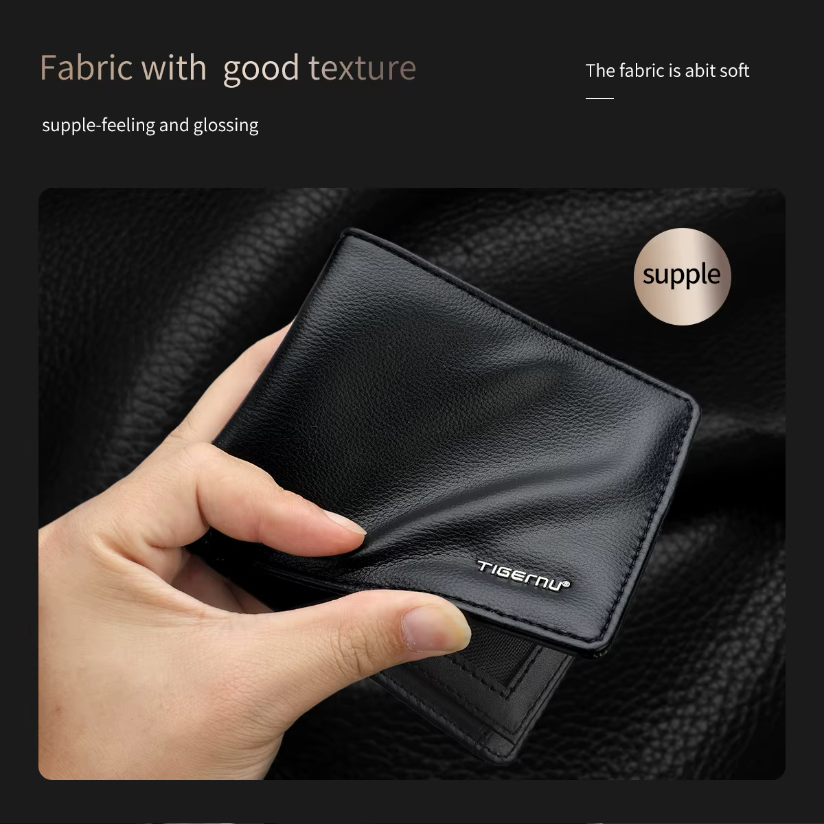 Tigernu luxe hommes portefeuille en cuir synthétique polyuréthane portefeuille RFID porte-monnaie petit Mini porte-carte portefeuille d'affaires sacs à cartes portefeuille de haute qualité